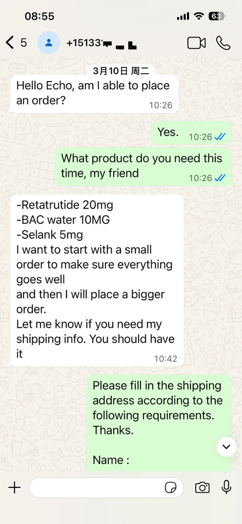 Retatrutide 20mg & Selank 5mg | Shaanxi BLOOM Tech Co., Ltd Retatrutide 20mg & Selank 5mg | Shaanxi BLOOM Tech Co., Ltd