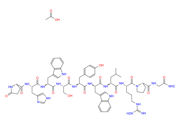 Triptorelin Acetate Structure | Shaanxi BLOOM Tech Co., Ltd Triptorelin Acetate Structure | Shaanxi BLOOM Tech Co., Ltd