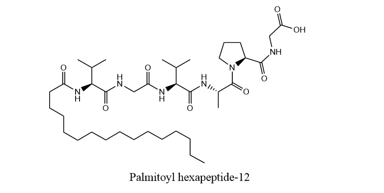 Palmitoyl Hexapeptide-12 structure | Kpeptide Palmitoyl Hexapeptide-12 structure | Kpeptide